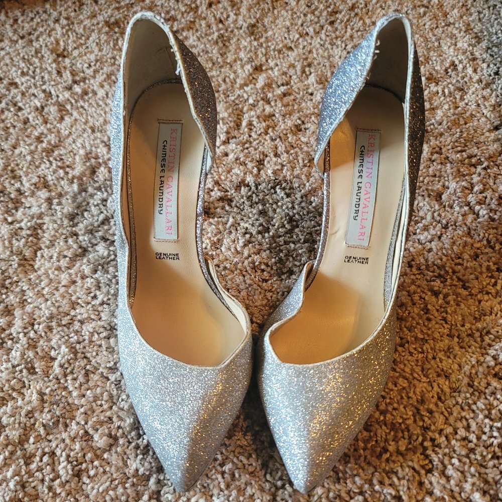 Kristin Cavallari | Chinese Laundry – silver pump – size 7.5 – NEW / no box